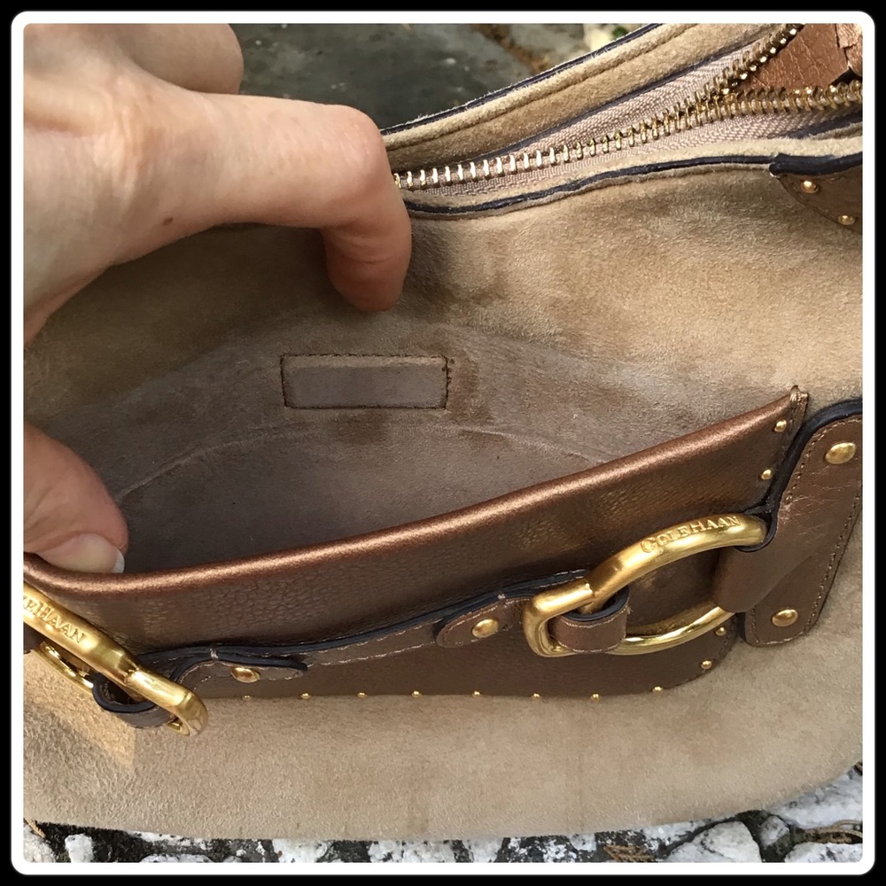 Cole Haan Stephanie suede handbag - Picture 9 of 9
